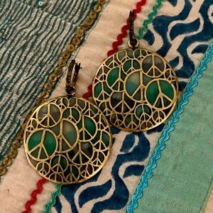 Psychedelic Peace Earrings ✌️☮️